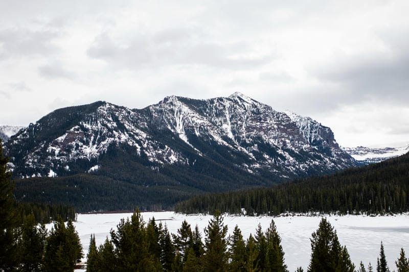 Rocky Mountain landscape surrounding Bozeman Montana